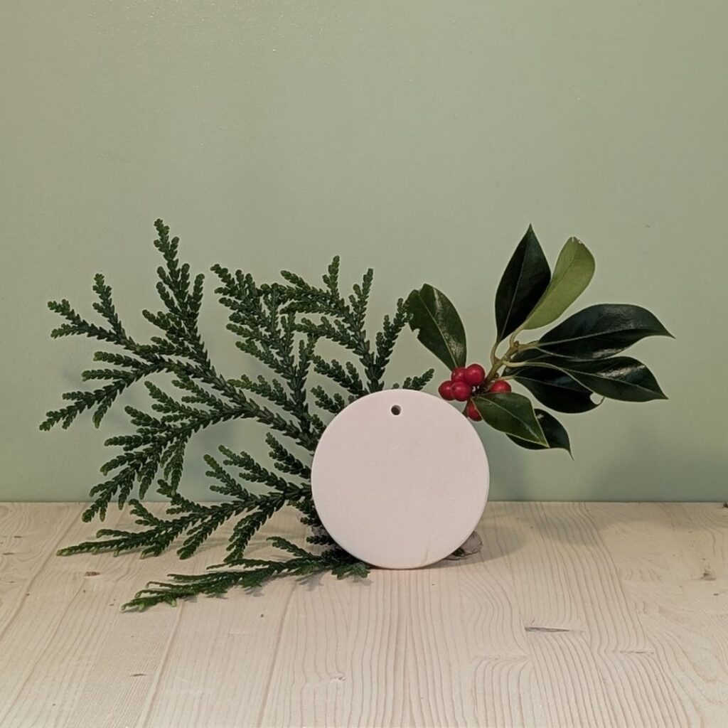 Juleophæng fladt – Rund - Malecafé