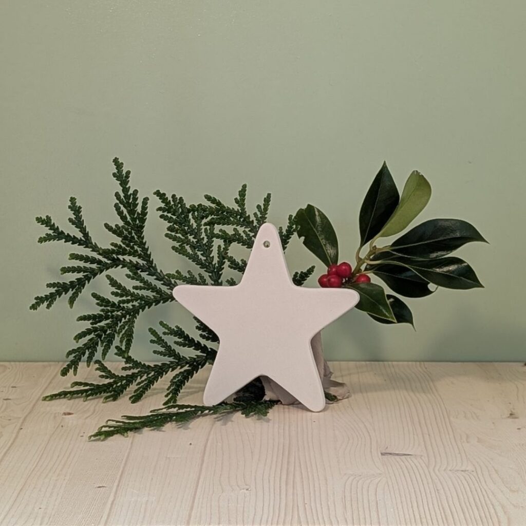 Juleophæng fladt – Stjerne